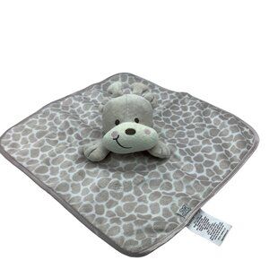 Koala Baby Plush Giraffe Security Blanket Lovey 13”x13” ToysRUs Half Smile Satin